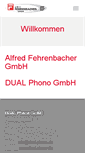 Mobile Screenshot of alfredfehrenbacher.de